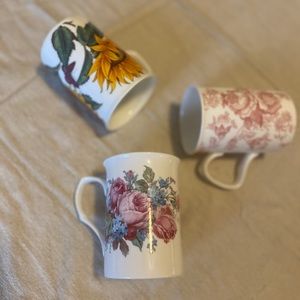 English Fine Bone China Mugs